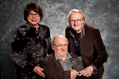 receiving the Calgary Award