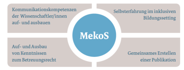 Grafik: Darstellung des inhaltichen Aufbaus von MekoS