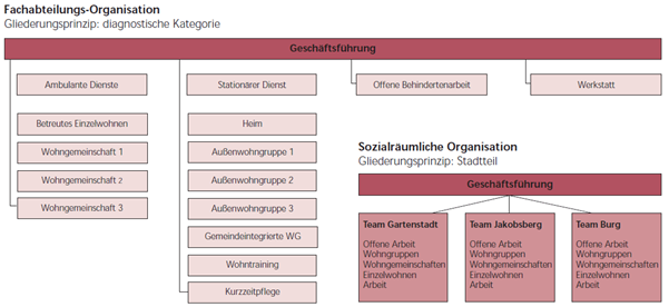 Darstellung der Organisation