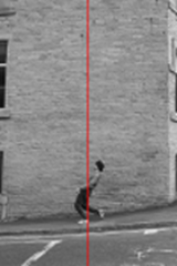 Bild 3 Sichtachse. Bild in schwarz-weiß.